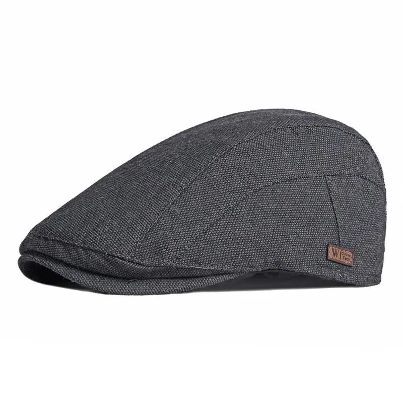 

2021 Cotton Spring Summer fashion joker solid color Newsboy Caps Flat Peaked Cap Men and Women Painter Beret Hats 113