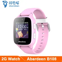 Abardeen B108 Camera Kids Smart Watch GPS tracker SIM Card SOS waterproof kids smartwatch 2G connect phone IOS & Android