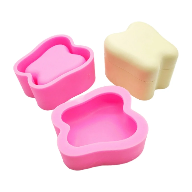 

1 Set Crystal Epoxy Resin Mold Tooth Shape Storage Box Casting Silicone Mould 85LF