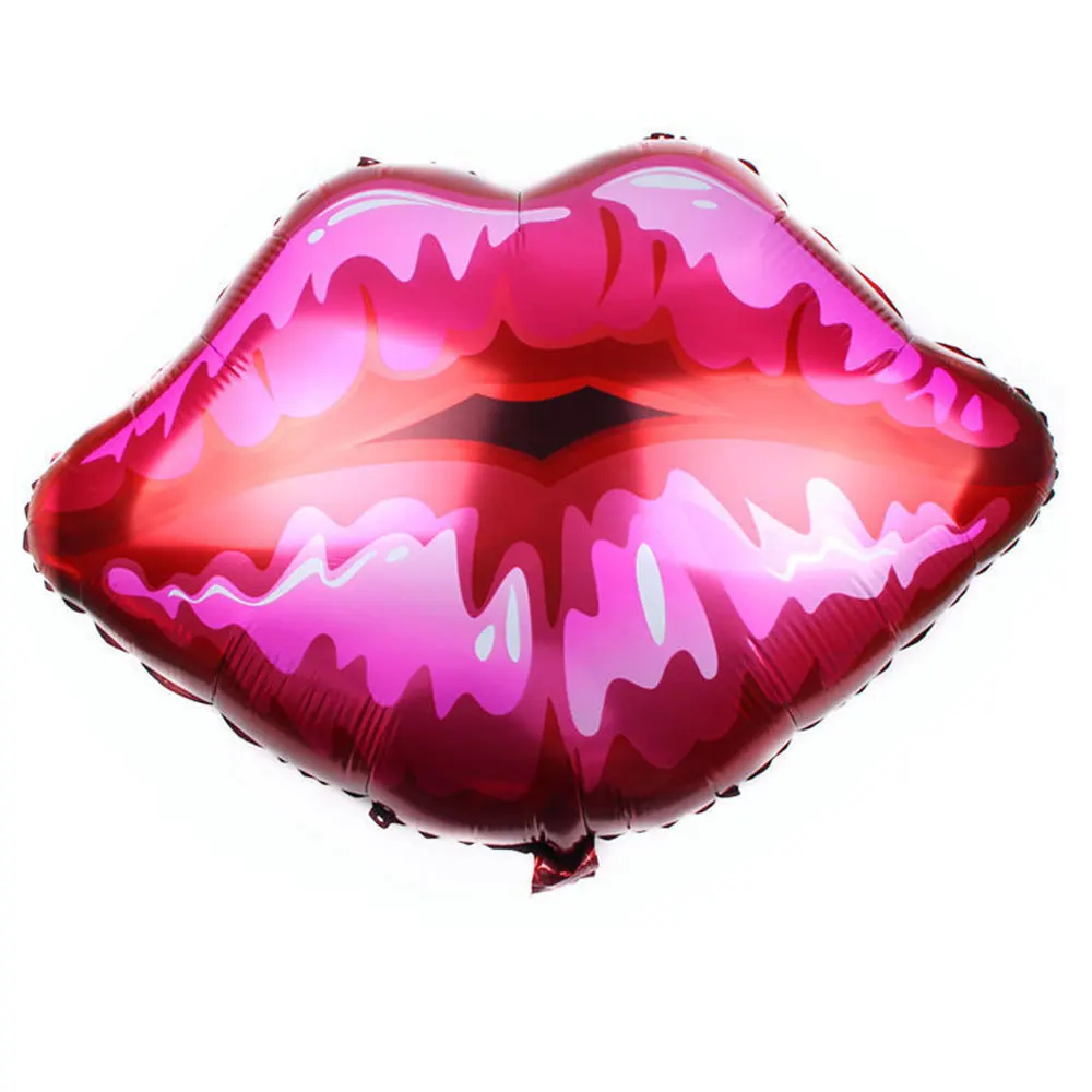 

Big Lips Foil Balloon Valentine Ballon Proposal Anniversaire Decoration Helium Air Ball Wedding Happy Birthday Party Supplies