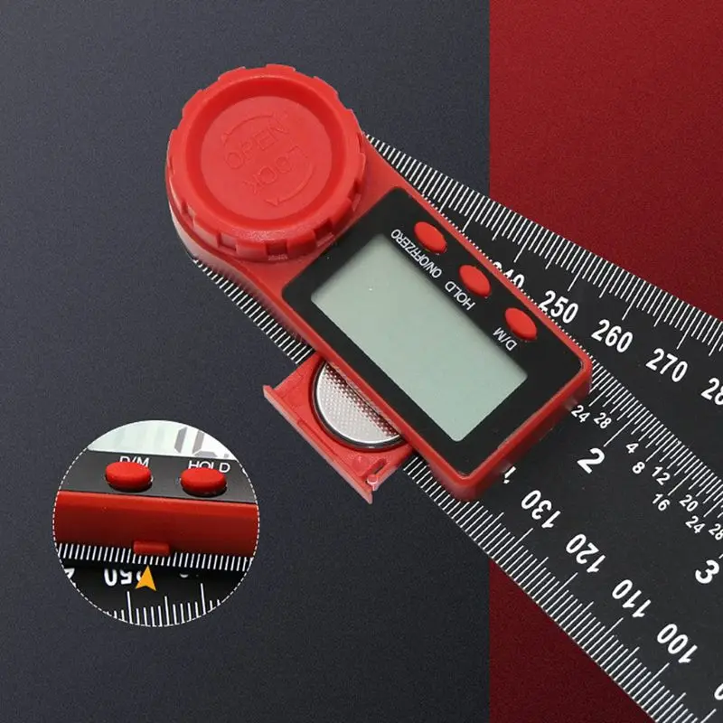 

200mm Digital Angle Inclinometer Angle Measure Meter Electronic Goniometer Protractor Finder Measuring Tool