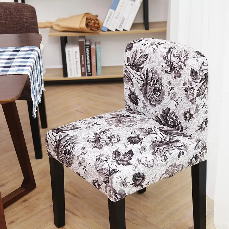 Modern Simple Solid Wood Dining Chair Coffee Shop Restaurant Leisure Stool Home Desk Upholstery Fabric Back |