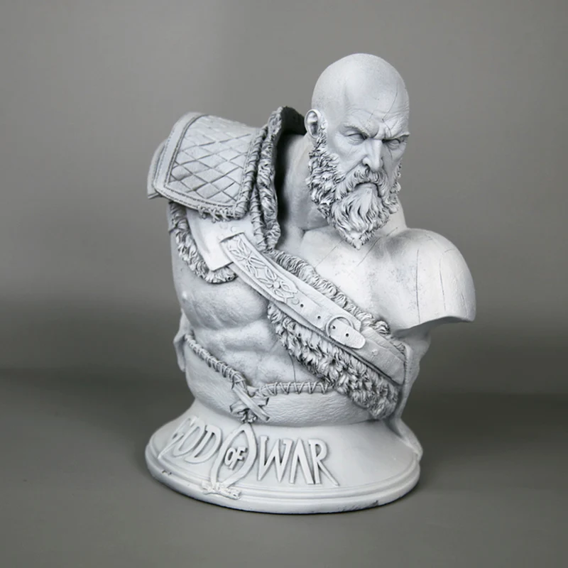 God of War 4 Kratos Kui Ye 1/3 статуя с имитацией меди украшение фото или портрет фигурка