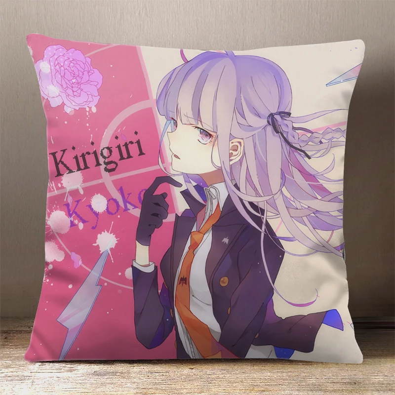 Плюшевая подушка для дивана в стиле аниме Danganronpa: Trigger Happy Havoc Kirigiri Kyouko 45 х см -