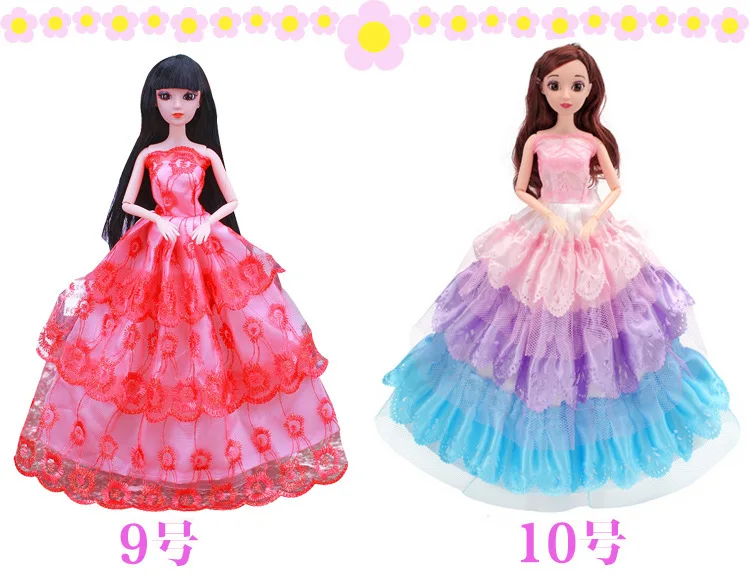 Кукла Одежда Аксессуары для детской куклы 30 см Bjd Кукла одежда свадебное платье ручной работы Принцесса Вечерние платья юбка подарки для девочки DIY игрушка носки для девочек гольфы для девочек куклы лол мешок для об