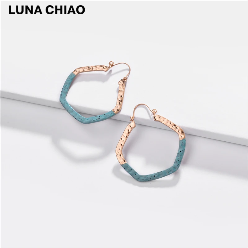 LUNA CHIAO Винтажные Ювелирные изделия патина покрытие в виде колец геометрической