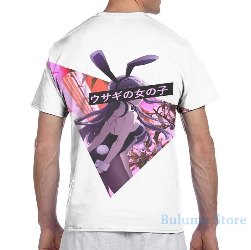 Футболка с коротким рукавом для мужчин и женщин модная рубашка принтом кролика