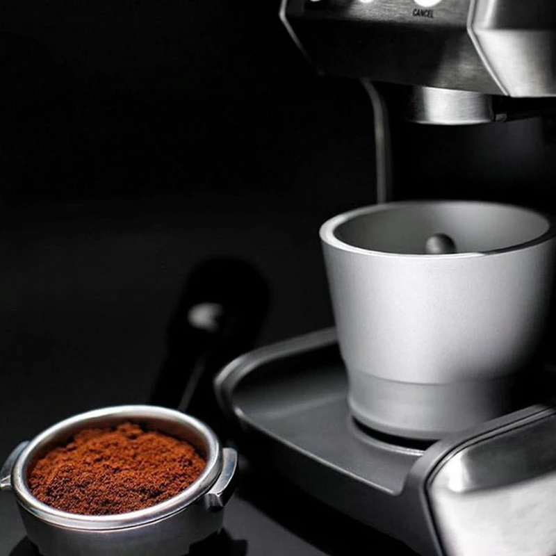 

HOT-2Pcs 58mm Aluminum Espresso Dosing Funnel Coffee Dosage Rings Distributor Powder Coffee Maker Accessories