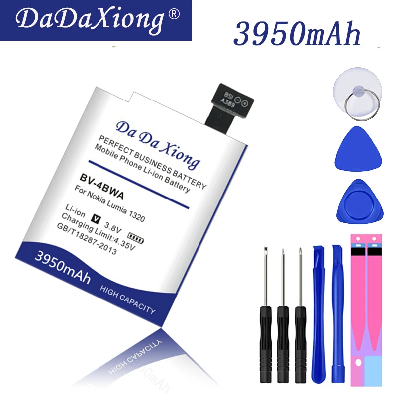 Аккумулятор Da Xiong высокой емкости 3950 мАч BV 4BWA BV4BWA литий ионный аккумулятор для