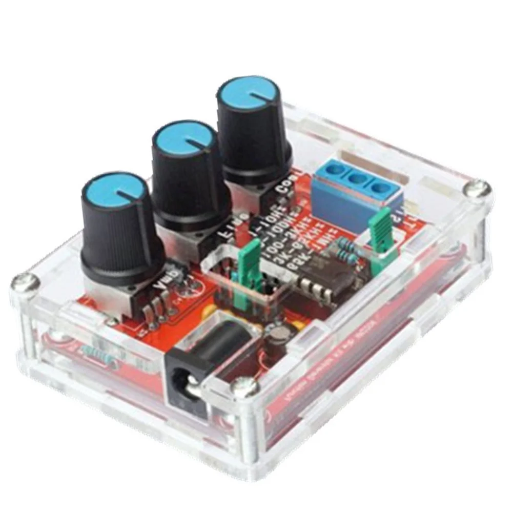 

XR2206 DIY Kit Easy Install Adjustable Frequency 1Hz-1MHz Durable Sine/Triangle/Square Signal Generator High Precision Function