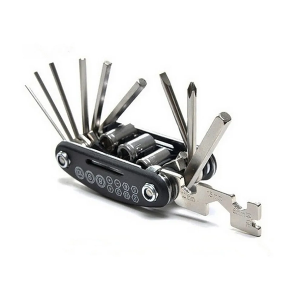 

15 in 1 Bicycle Tools Sets Mountain Bike Bicycle Multi Repair Tool Kit Hex Spoke Wrench Mountain Cycle Screwdriver Tool
