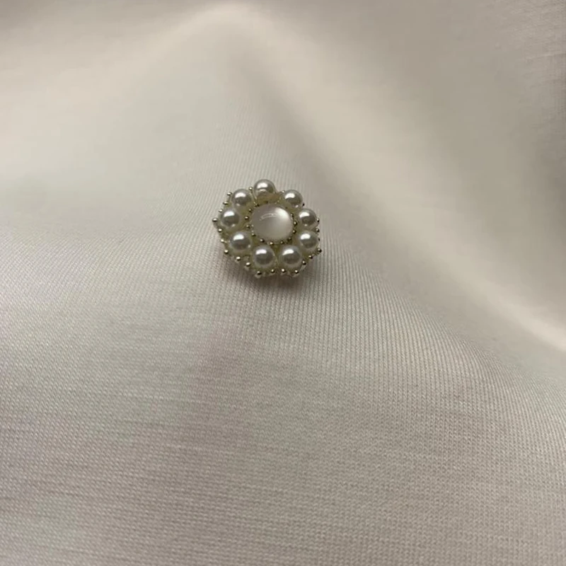 

VGH White Casual T Shirt For Women O Neck Short Sleeve Patchwork Diamonds Korean Loose T Shirts Female 2021 Summer Fashion Style