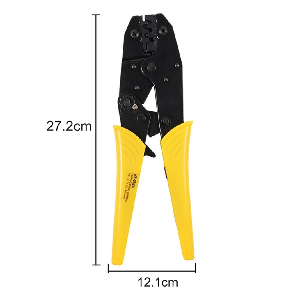 

Crimping Pliers HS-03BC Clamp Tools Cap/coaxial Cable Terminals Kit 230mm Carbon Steel insuated Terminals Multifunctional Tools