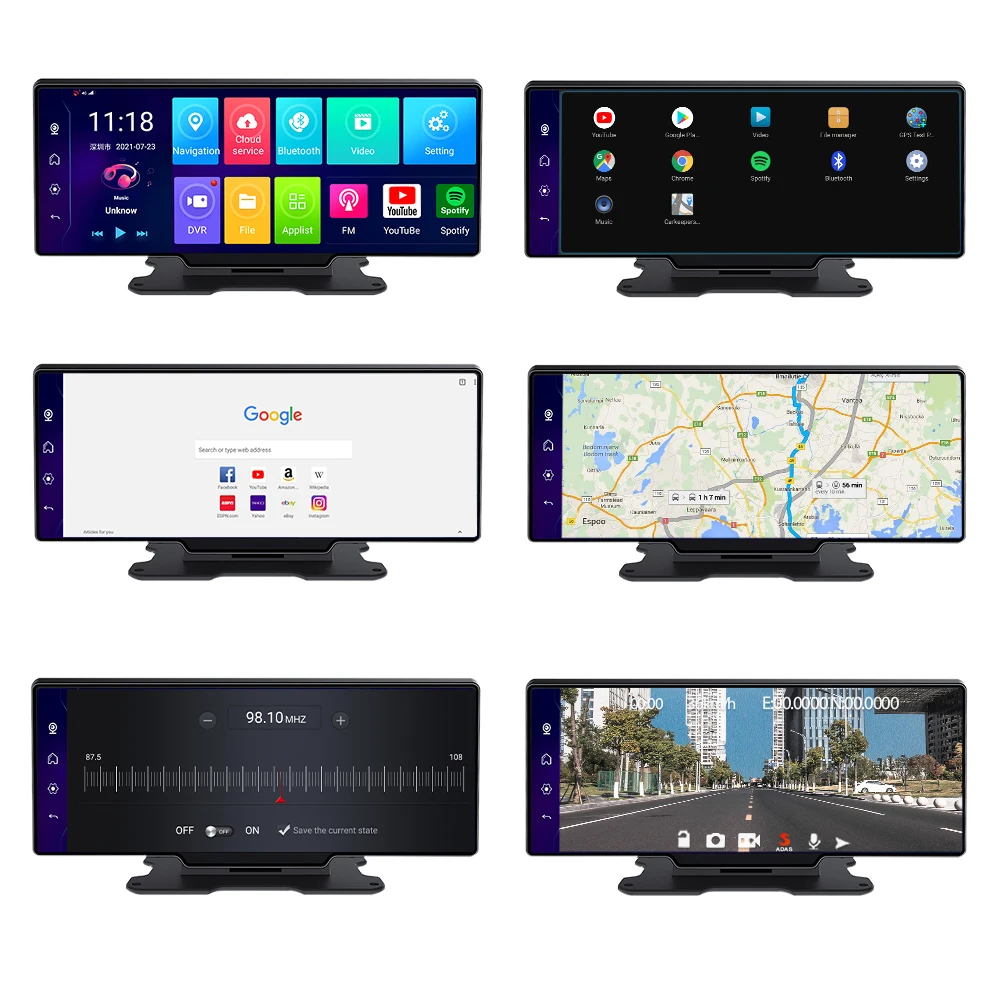 Автомобильный видеорегистратор-зеркало заднего вида Android 8 1 4G 10 26 дюйма FHD 1080P |