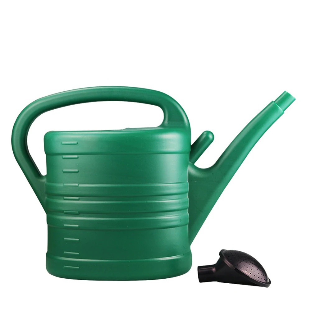 

Large Household Watering Can Plastic With Long Mouth And Comfortable Grip Smooth Surface Glitch-free Gardening Tools 5/8L