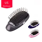 Прямая поставка, OEM, массажная Расческа для укладки волос, щетка для волос, расческа для головы для VIP-клиентов, обновленная щетка для волос со склада в США
