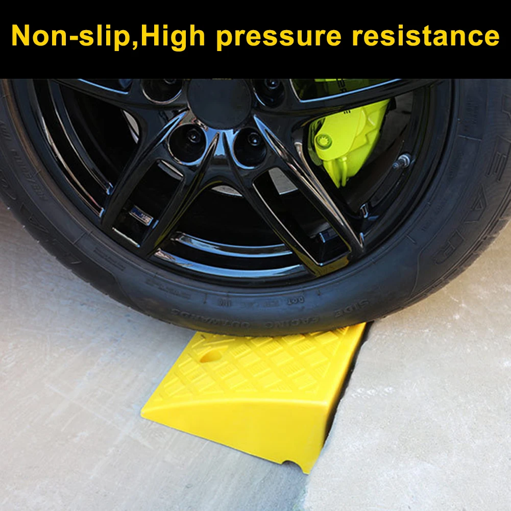 Car Threshold Ramp Plastic Portable Curb With Textured Surface For 6-8CM Height Steps Driveway Loading Dock Sidewalk | Автомобили и