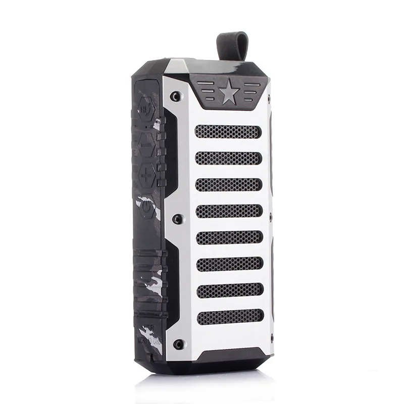 

Outdoor sports audio portable Bluetooth sound waterproof dropproof dustproof speaker With LED light flashlight Can TF card call