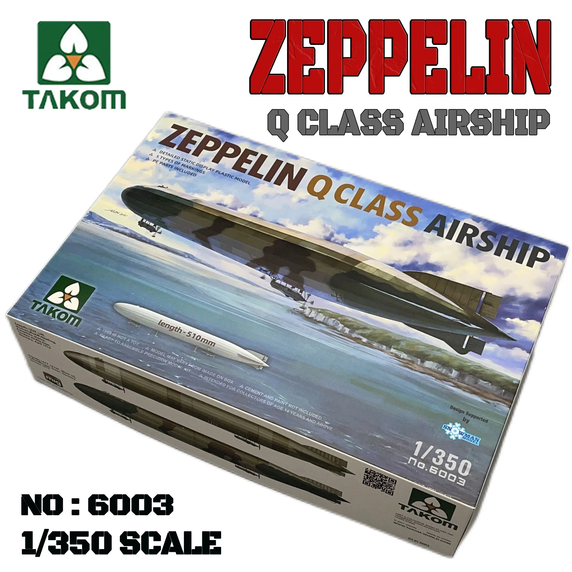 TAKOM 6003 1/350 Zeppelin Q класс набор моделей воздушного судна |