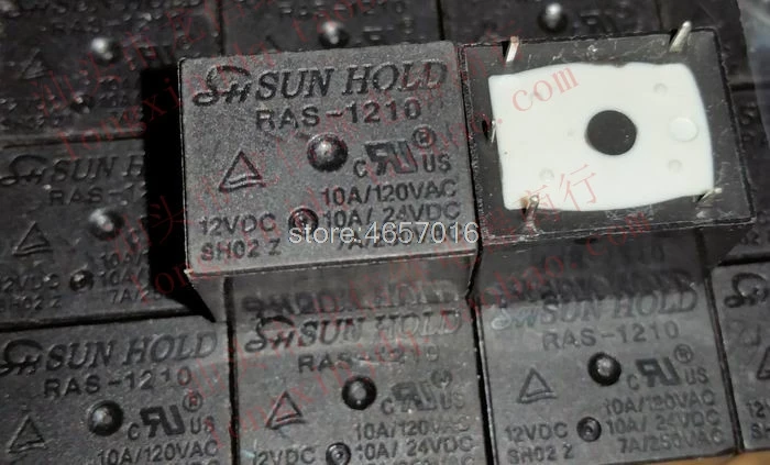 

5pcs/Lot SUN HOLD Relay RAS-1210 T73-1C-12V