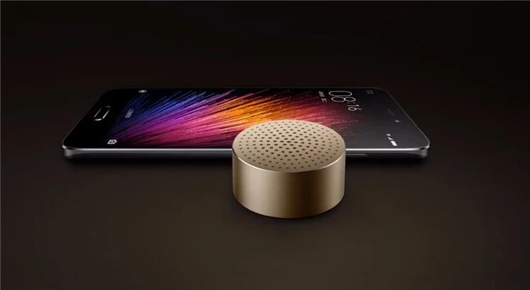 Xiaomi Mi портативный Bluetooth динамик беспроводная маленькая круглая Колонка для iphone