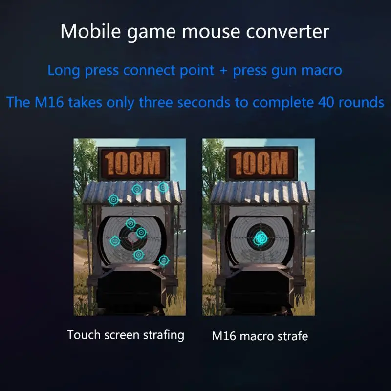 

Flydigi Q1 Mobile Game Keyboard Mouse Converter Wireless Bluetooth Connection