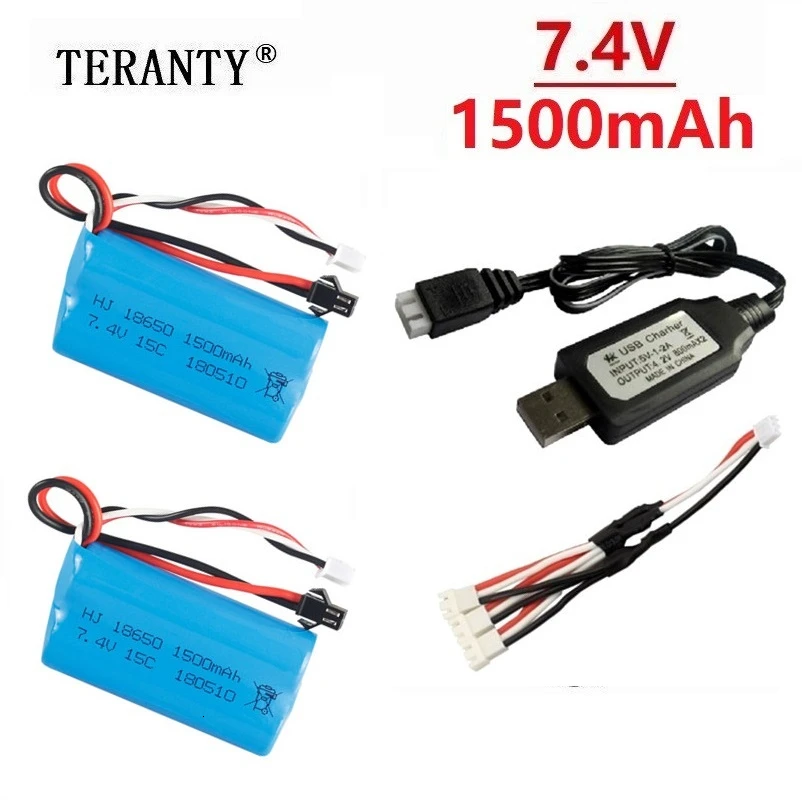 (SM Plug) Литий Полимерный Аккумулятор 7 4 В 1500 мАч для ди U12A Syma S033g Q1 TK H101 18650