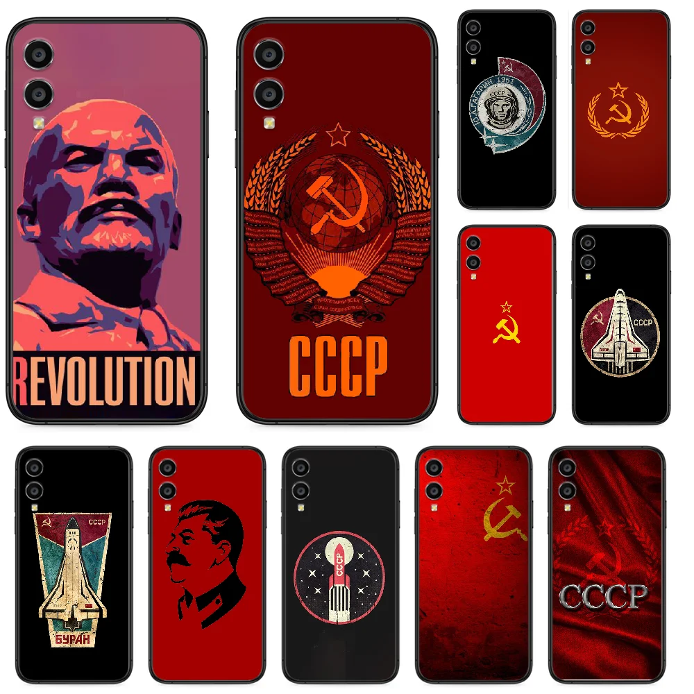 Советский CCCP Сталин чехол для телефона Huawei Honor 10 10i 20 6A 7A 7C 8 8A 8X 9 9X Play View Lite Pro черный