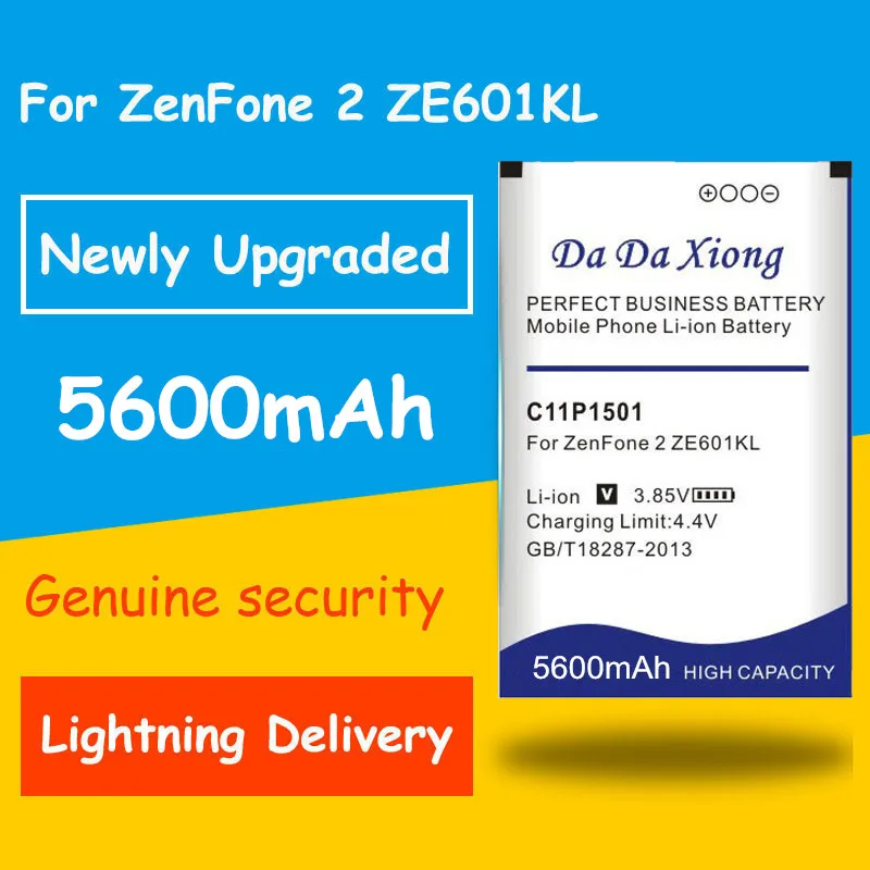Аккумулятор C11P1501 5600 мАч для ASUS ZenFone 2 Laser Selfie ZE601KL ZE550KL ZD551K|Аккумуляторы мобильных