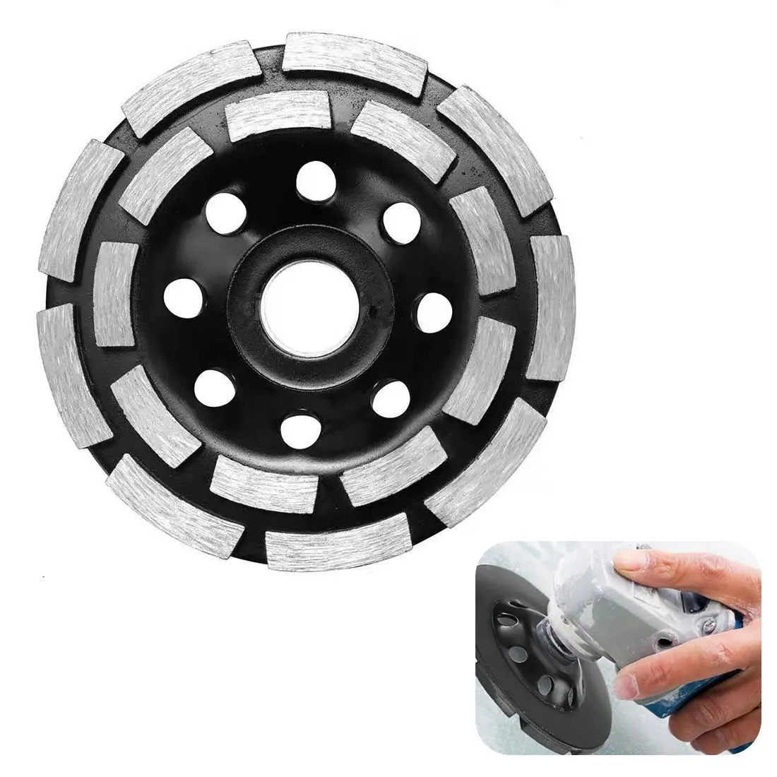 

Diamond Segmented Grinding Wheel Disc Grinder For Concrete Granite Stone Cutting 100 mm Grinding Wheel