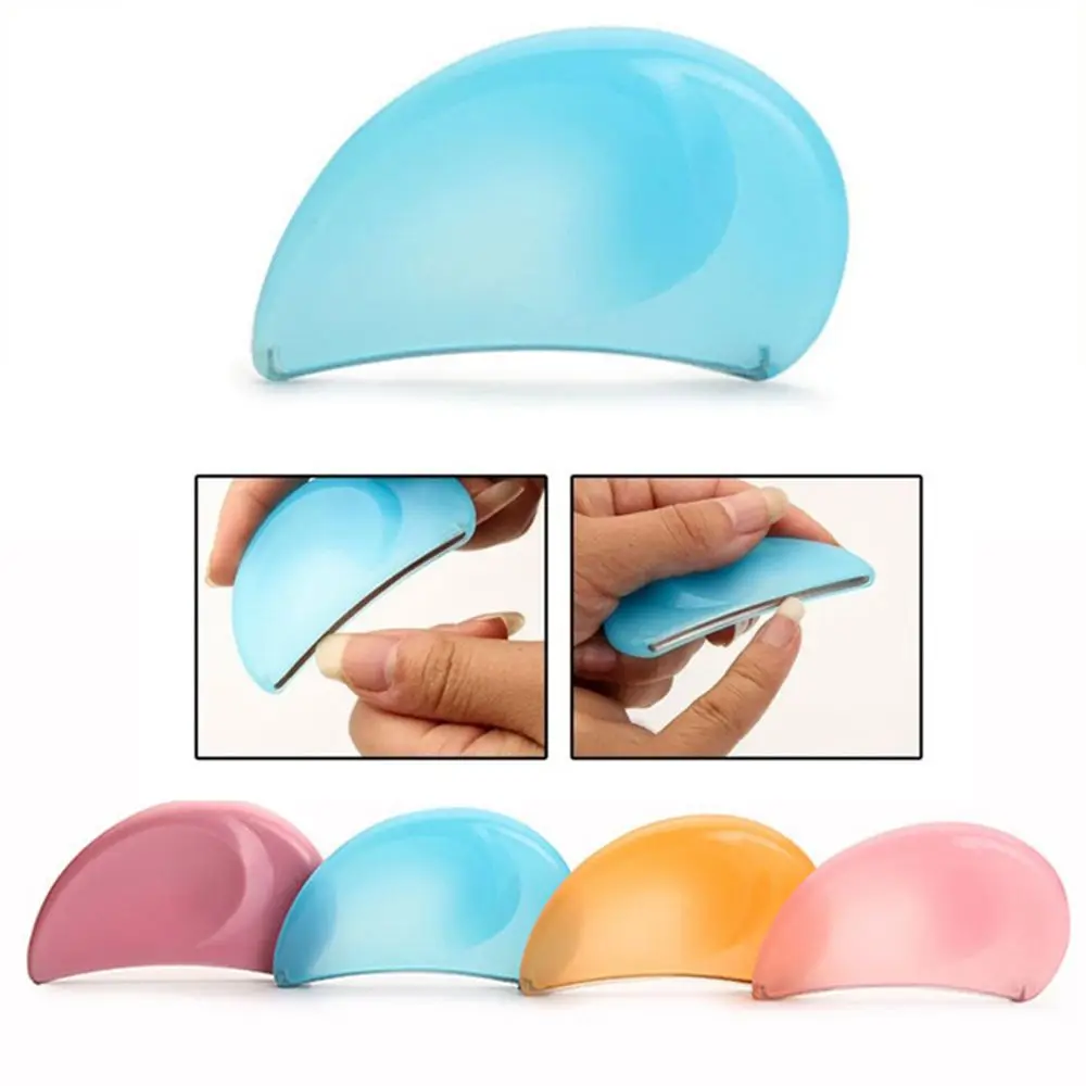 1 шт. профессиональные пилочки для ногтей полулуноходные изогнутые конфетного