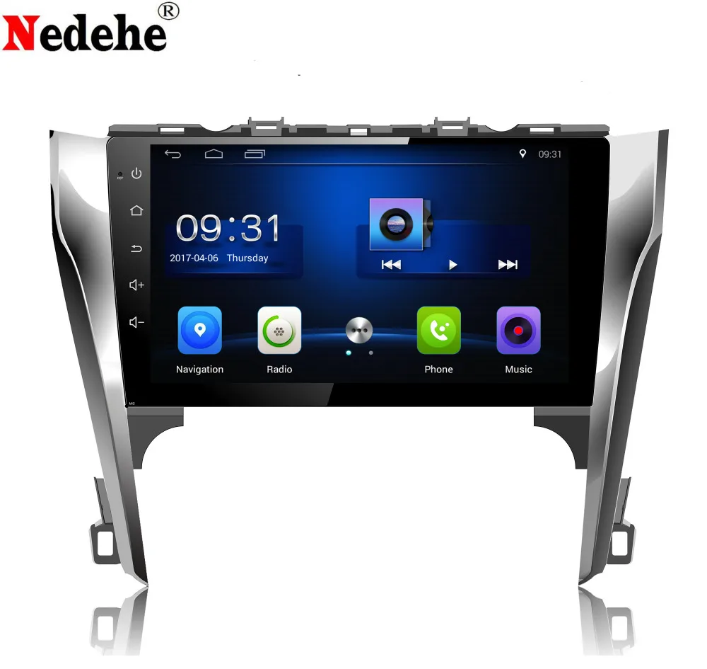 Nedehe 10 1 дюймов четырехъядерный android 8 для Toyota Camry 2012 2013 2014 Автомобильный dvd gps