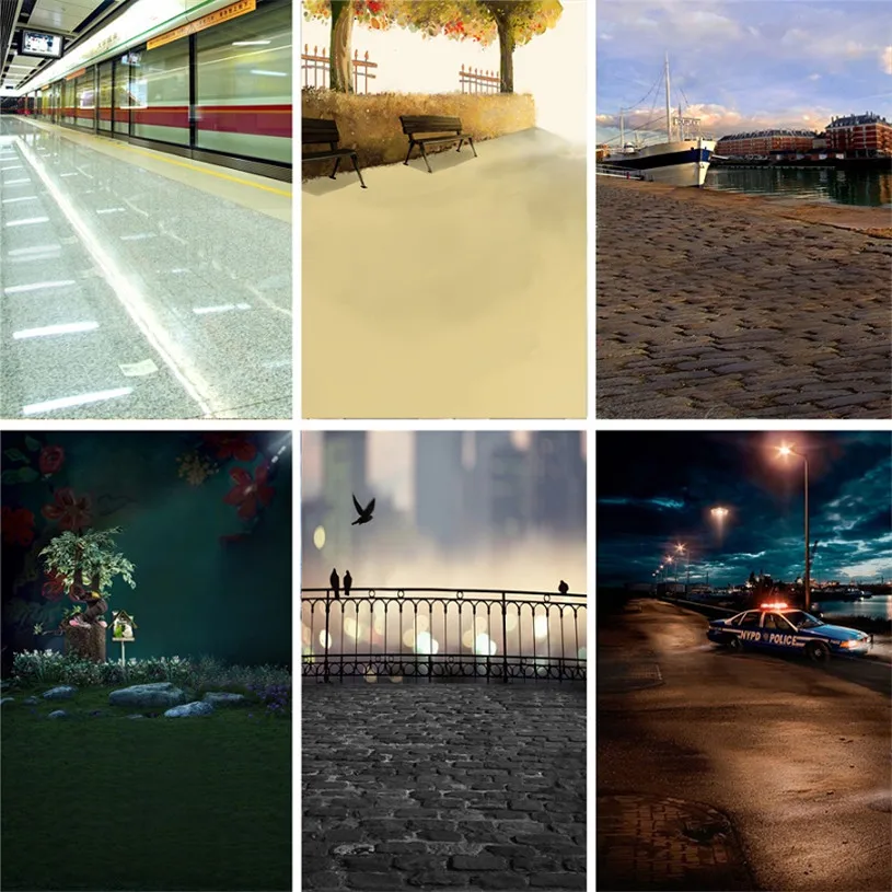 Nitree виниловый Фото Студия фотография фон открытый парк метро станция ткань