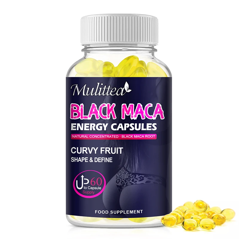 

Mulittea 60pcs Bigger Buttocks And Hips Enlargement Butt Booty Growing Big Ass Lift Glutes Maca Root Herbal Extract Product