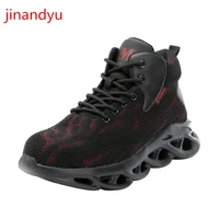 safety boots steel toe shoes anti collision anti piercing wear resisting breathable sneakers safty shoes man security footwear