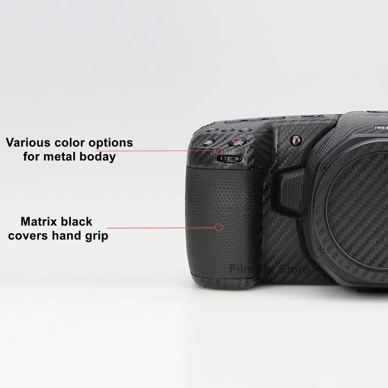 Премиальная наклейка BMPCC 6K для карманной кинокамеры Blackmagic Design защиты от царапин