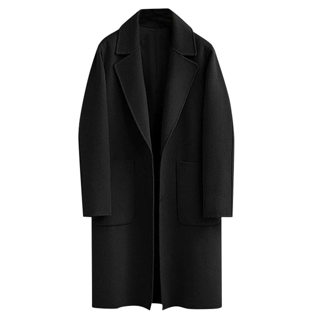 Пальто женское зимнее длинное на пуговицах с отворотом|Женские куртки| |