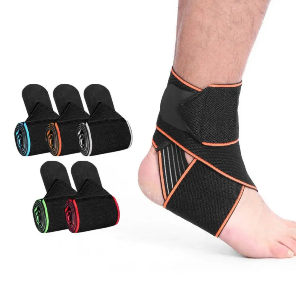 

1 шт. эластичный нейлон ремешок повязки упаковочная Спорт на открытом воздухе ботильоны Поддержка бандаж Футбол бег Танцы Фитнес защита для...