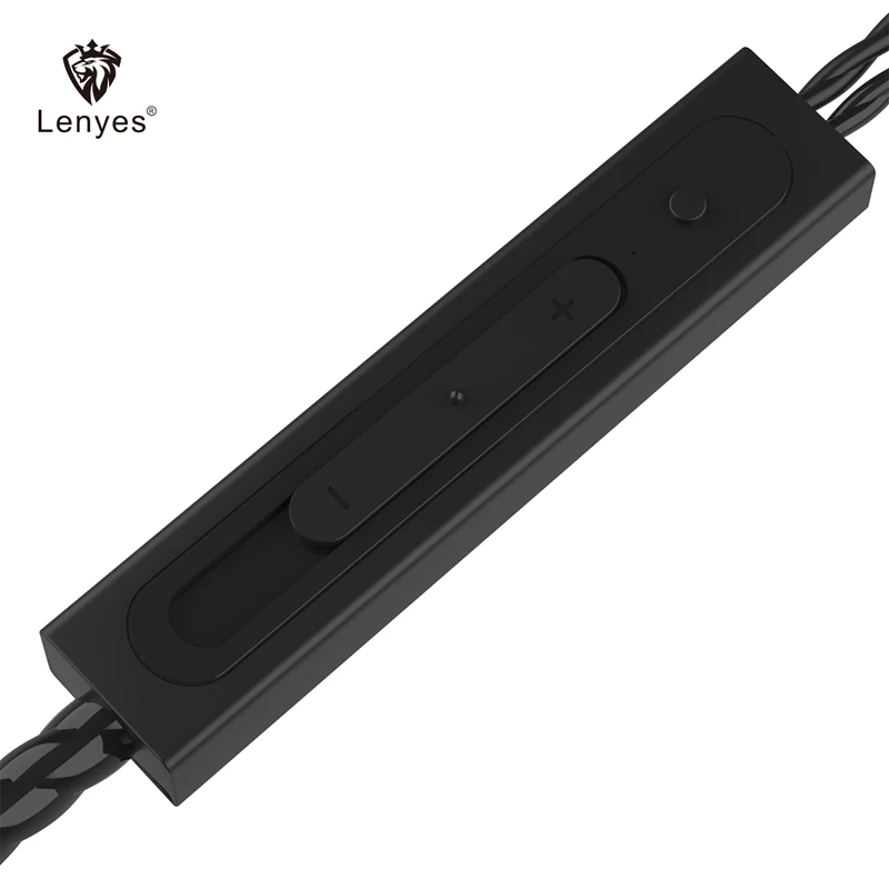 Lenyes стереонаушники Handfree с шумоподавлением спортивные проводные наушники 120 см 3 5