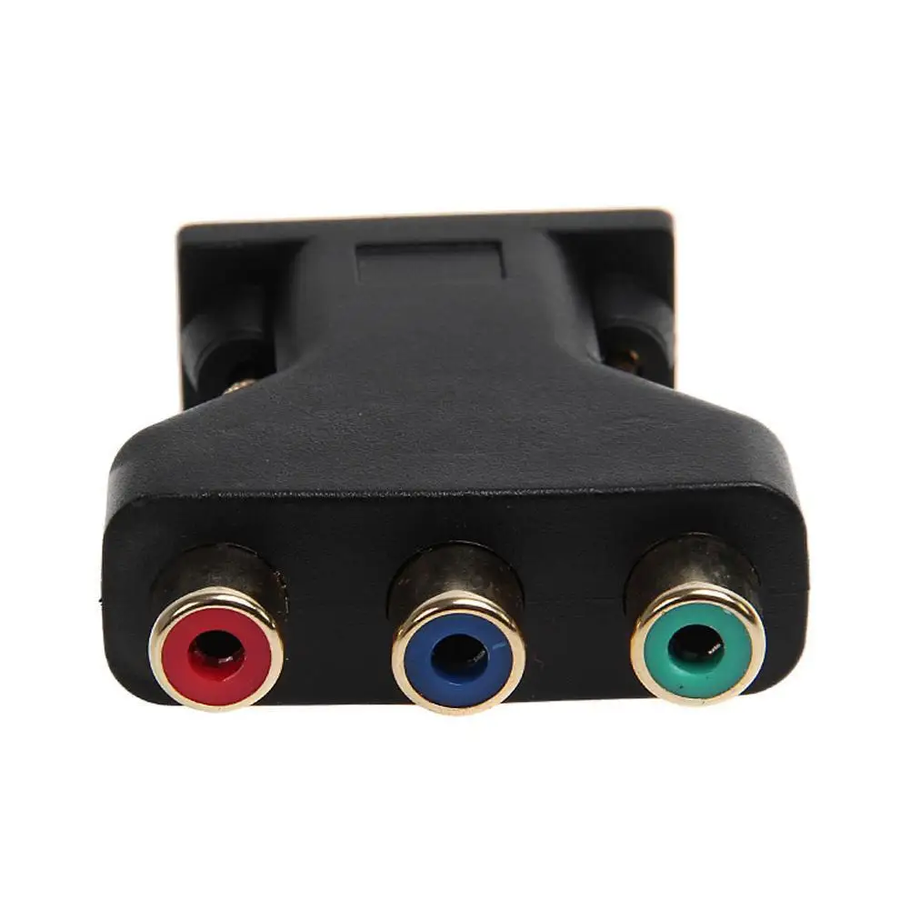 VGA RCA разъем преобразователь мужской до 3 выход RGB Женский HD 15 Pin компонентное видео