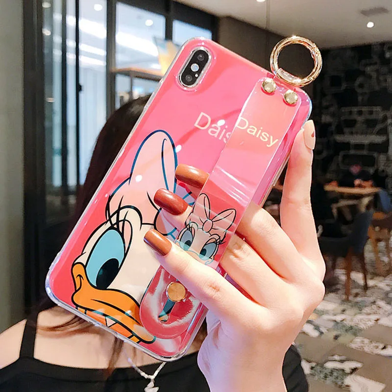 Милая повязка на руку с ремешком на запястье Daidy Donald для Redmi Note7 7a K20 Pro Etui для Xiaomi mi8 9 se lite для Redmi 7 case
