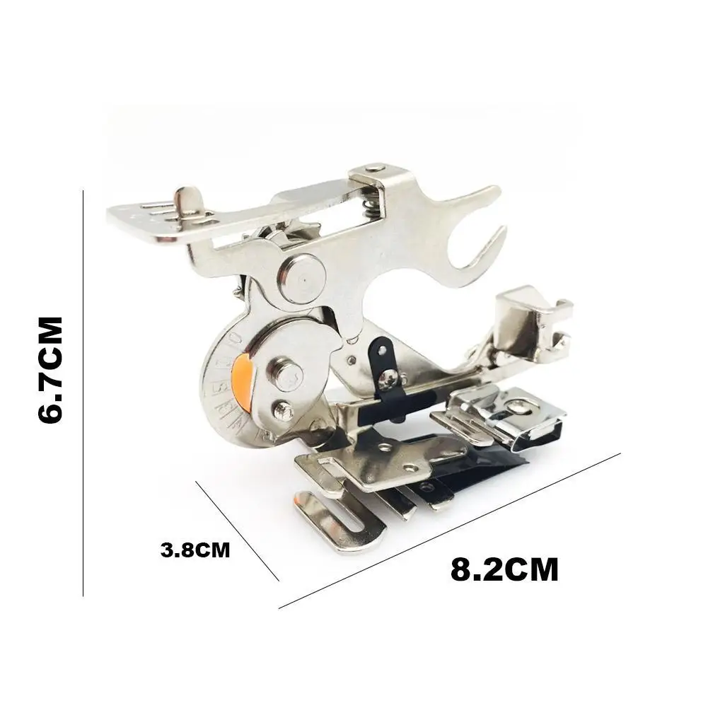 

Household Simple Metal Sewing Machine Pleated Presser Foot Freely Adjustable Size 8.2 * 6.7 * 3.8cm