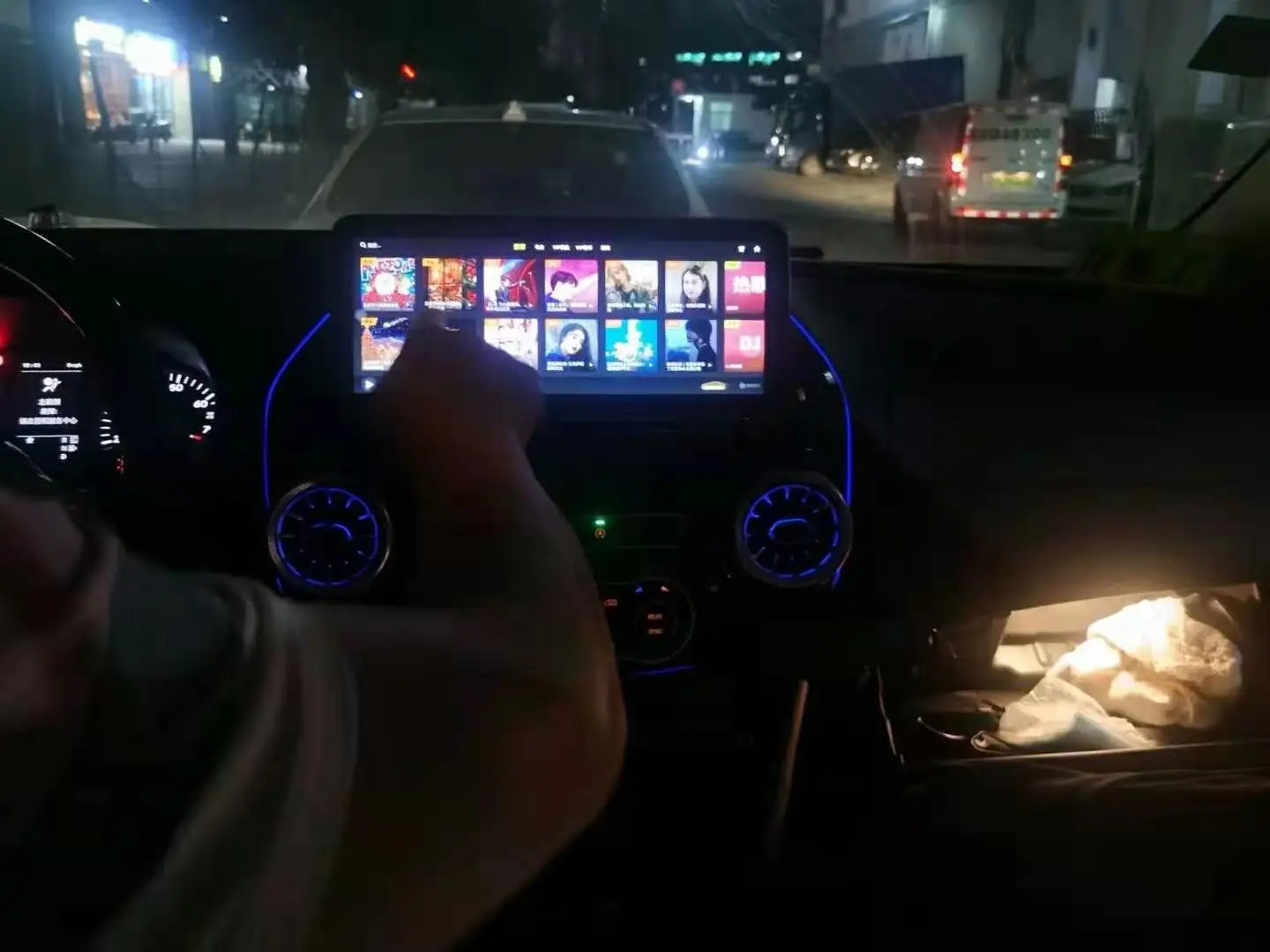 Android 10 4 + 64G Автомобильный dvd-плеер для Vito с синим экраном 12 3 дюймов | Электроника