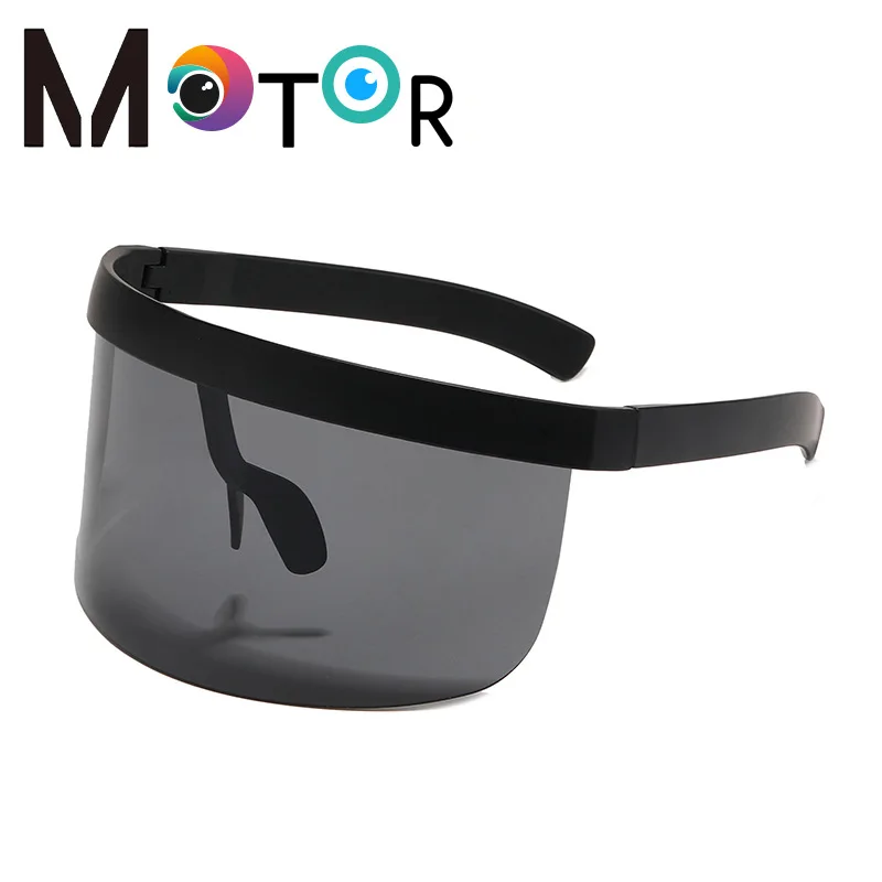 

Oversized Anti Peeping Goggles Frame Hat Glasses Mask Anti Fog Ultraviolet Sunglasses Men's European and American Sunglasses