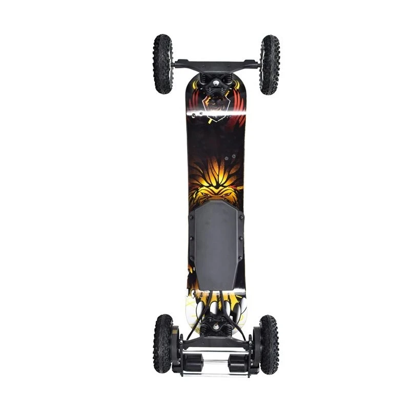 

Off Road Electric Scooter Belt 4 Wheels Electric scooters 1650W*2 36V 10Ah Mountain Electric Longbord Skateboard