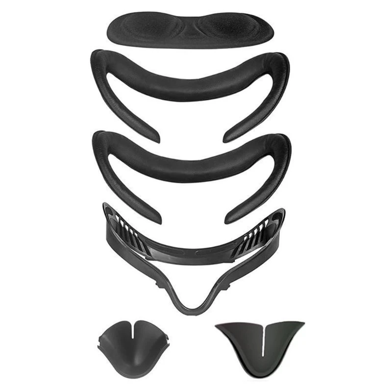 

LXAB устойчивость к поту Очки виртуальной реальности VR Подушечка для лица с защитой от утечки носовой фиксирующей накладки для лица Интерфей...