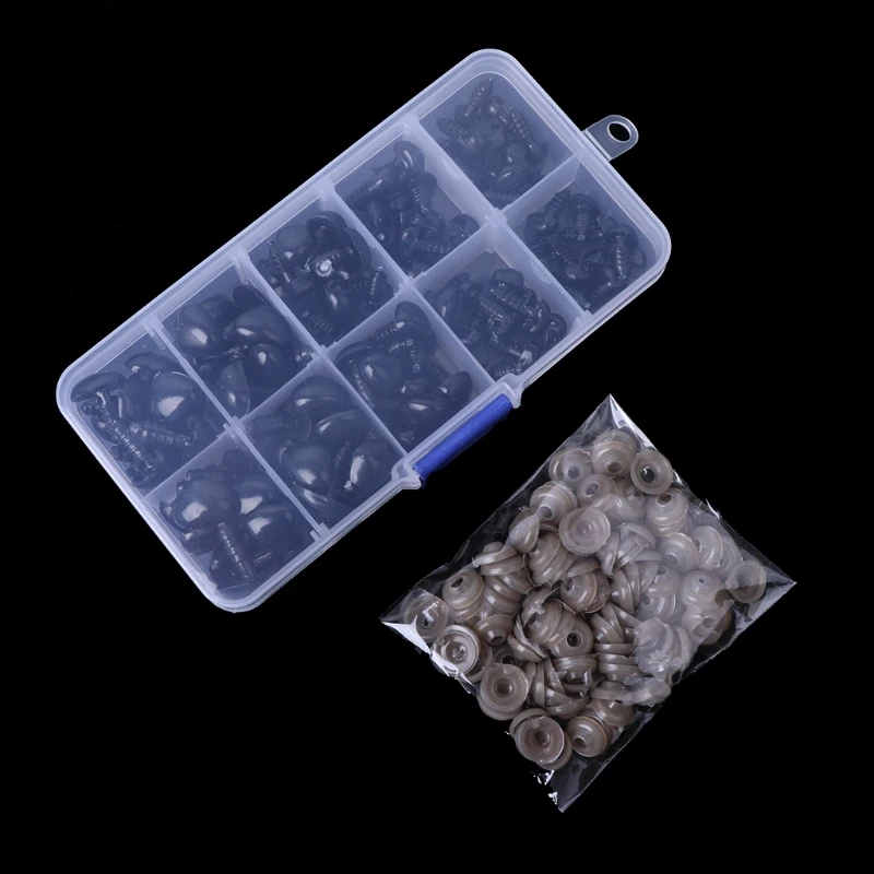 

40JC 100Pcs Plastic Safety Triangle Nose Doll Plush Toys Stuffed Animals Making DIY