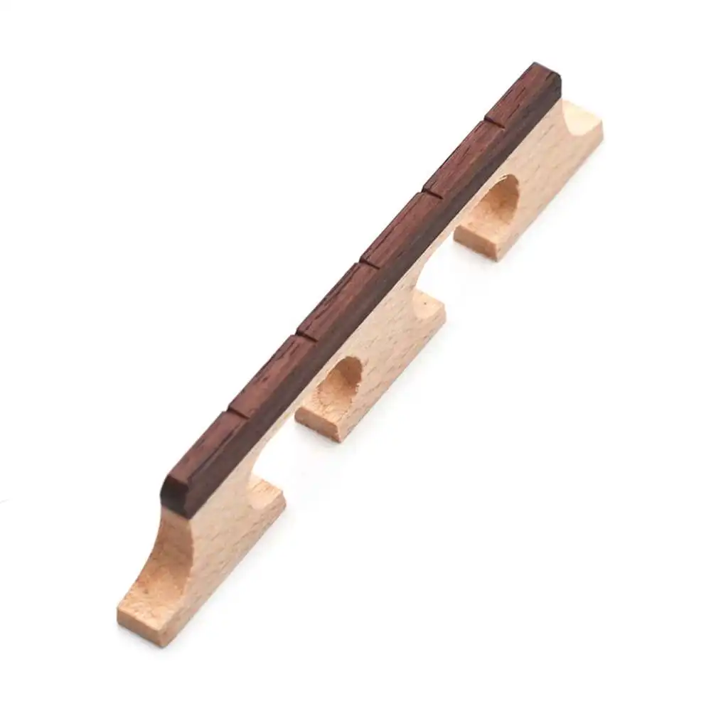 

2* High-quality Light Wood Material Banjo Bridge Five-string Turtledove Code Rosewood/maple Code Banjo Accessory Easy to Install