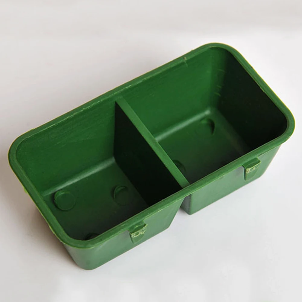 Двойной паз кормушка для птиц поднос еды попугай водонагреватель висячая чаша