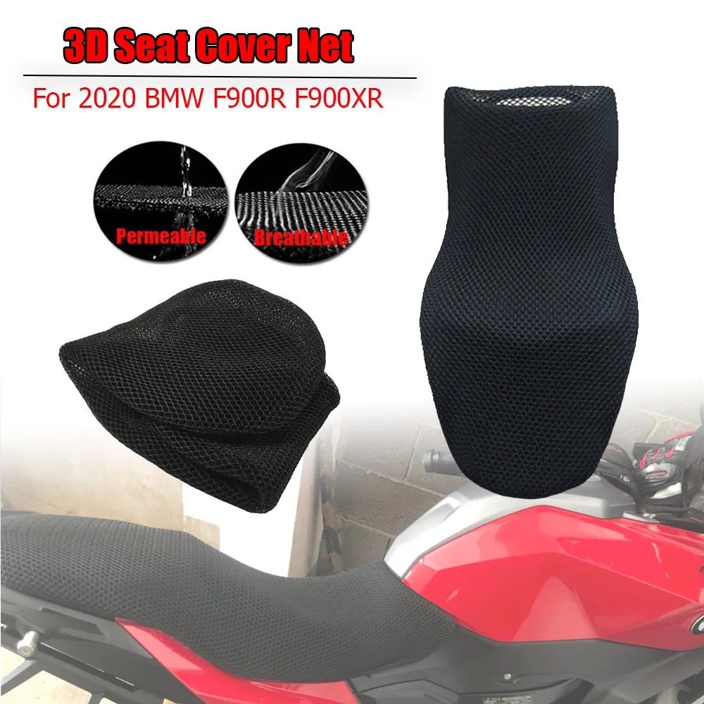 

For BMW F900R F900XR Rear Seat Cowl Cover 3D Mesh Net Waterproof Sunproof Protector Motorcycle Accessories 2019 2020
